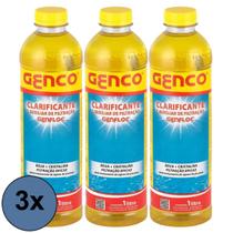 Kit 3X Clarificante Genfloc 1L - Genco