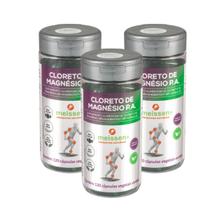 Kit 3x Cloreto De Magnésio P.a. 500mg Meissen Vegano 120 Cápsulas Vegetais Cada