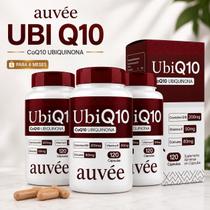 Kit 3x Coenzima Q10 200mg Pura Vitamina E 50mg Curc. Longa 80mg 360 Cáps 6 Meses Energia e Disposição Auvée Kit 3x Coenzima Q10 200mg Pura Vitamina E 50mg Curc. Longa 80mg 360 Cáps 6 Meses Energia e Disposição Auvée