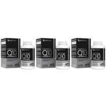 Kit 3x Coenzima Q10 Com Vitamina E 60 Capsulas Biocêutica