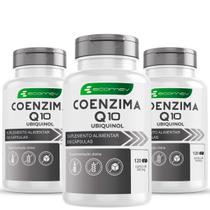 Kit 3X Coenzima Q10 Ubiquinol 500Mg 360Cáp Ecomev