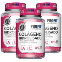 Kit 3x Colágeno Hidrolisado 150 Cápsulas - Profit