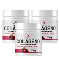 Kit 3x Colágeno Hidrolisado 300g Sabor Frutas Vermelhas Tuttiflora Kit 3x Colágeno Hidrolisado 300g Sabor Frutas Vermelhas Tuttiflora