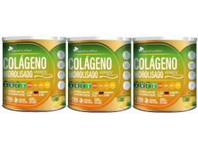 Kit 3x Colageno Hidrolisado Verisol Frutas Abacaxi Com Hortelã 250g - Flora nativa do brasil