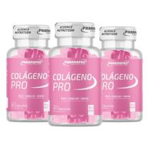 Kit 3x Colágeno Pro Pharmapro Suplemento Alimentar 180 Cápsulas Kit 3x Colágeno Pro Pharmapro Suplemento Alimentar 180 Cápsulas