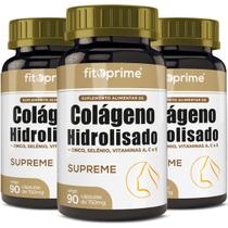 Kit 3x Colageno Supreme com Vit. C, E, A, Zinco, Selenio 90 Cápsulas Kit 3x Colageno Supreme com Vit. C, E, A, Zinco, Selenio 90 Cápsulas