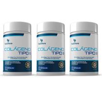 Kit 3x Colágeno Tipo 2 500mg 60 Cápsulas Tuttiflora
