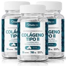 kit 3x Colágeno Tipo 2 Softgel 30 cápsulas 700 mg K2 D3 Óleo De Girassol kit 3x Colágeno Tipo 2 Softgel 30 cápsulas 700 mg K2 D3 Óleo De Girassol
