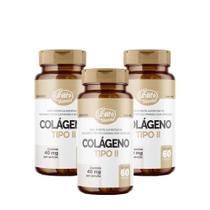 Kit 3x Colágeno Tipo II com Vitamina D 3x60 cápsulas Unilife