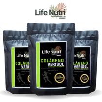 Kit 3x Colágeno Verisol com Ácido Hialurônico 1kg Life Nutri