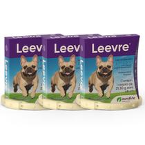 Kit 3x Coleira Leevre 48cm Para Cães