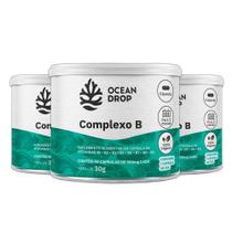 Kit 3X Complexo B B1 B2 B3 B5 B6 B7 B9 B12 60Caps Ocean Drop