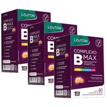 KIT 3X Complexo B Max 60 comprimidos - Lauton
