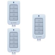 Kit 3x controle para motores de portão tx play branco garen Kit 3x controle para motores de portão tx play branco garen