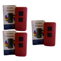 Kit 3x controle remoto p/ portões tx max vermelho garen Kit 3x controle remoto p/ portões tx max vermelho garen