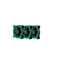 Kit 3x Cooler Fan 120mm Storm 2 - Preto Led Branco - Mymax - OEM