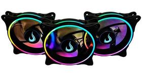 Kit 3x Cooler Fan Rise Mode Laser 120mm Led Argb Kit 3x Cooler Fan Rise Mode Laser 120mm Led Argb