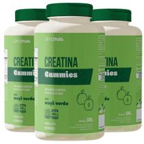 KIT 3X Creatina Gummies 60 gomas - Clinicmais Sabor:Maçã Verde KIT 3X Creatina Gummies 60 gomas - Clinicmais Sabor:Maçã Verde