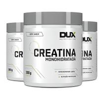 Kit 3x Creatina Monohidratada 100% Pura 300g - Dux Nutrition