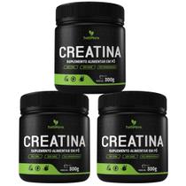 Kit 3x Creatina Monohidratada 100% Pura 300g Tuttiflora
