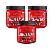 Kit 3X Creatina Monohidratada 300G Integralmedica