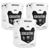 Kit 3x Creatina Pura Monohidratada Under Labz 300g