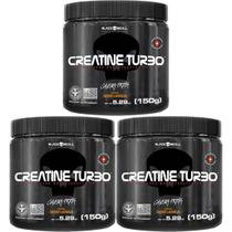 Kit 3X Creatine Turbo Monohidratada - 150g Laranja - Black Skull Kit 3X Creatine Turbo Monohidratada - 150g Laranja - Black Skull