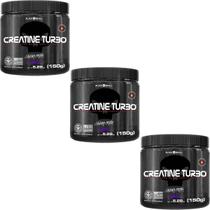 Kit 3X Creatine Turbo Monohidratada - 150g Uva - Black Skull Kit 3X Creatine Turbo Monohidratada - 150g Uva - Black Skull