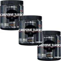 Kit 3X Creatine Turbo Monohidratada - 300g Laranja - Black Skull Kit 3X Creatine Turbo Monohidratada - 300g Laranja - Black Skull