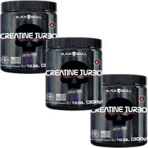 Kit 3X Creatine Turbo Monohidratada - 300g Uva - Black Skull Kit 3X Creatine Turbo Monohidratada - 300g Uva - Black Skull