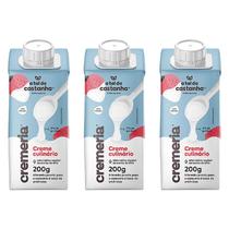Kit 3X: Creme Culinário Vegetal Cremeria A Tal da Castanha 200ml Kit 3X: Creme Culinário Vegetal Cremeria A Tal da Castanha 200ml