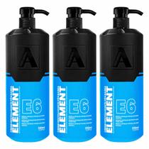 Kit 3x Creme Pós Barba Element E6 350ml Original Alfa Look's