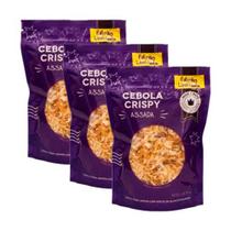 Kit 3X: Crisp Cebola Sem Glúten Pouch Miss Croc 85g