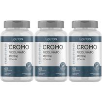 Kit 3X Cromo Picolinato - 60 Comprimidos - Lauton Nutrition