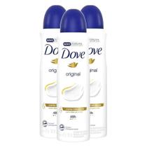 Kit 3X Desodorante Antitranspirante Aerosol Dove Original 150ml