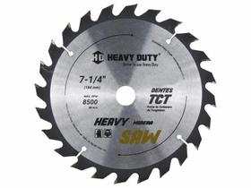 Kit 3x Disco Serra Circular Videa 7-1/4 24 Dentes Heavy Duty