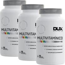 Kit 3x Dux Nutrition Multivitamínico 90 Cápsulas - Energia Nutrição