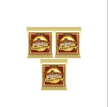 Kit 3x Enc. V. Ernie Ball 010.050 Earthwood 80/20 Ph. Bronze