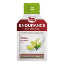 Kit 3X: Endurance Caffeine Carboidrato Gel Limão Vitafor 30G