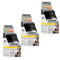 Kit 3X Energel Outdoors - 10 Unidades Tangerina - BodyAction Kit 3X Energel Outdoors - 10 Unidades Tangerina - BodyAction