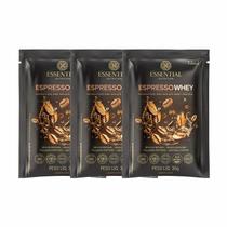 Kit 3X: Espresso Whey Sachê Essential Nutrition 30g