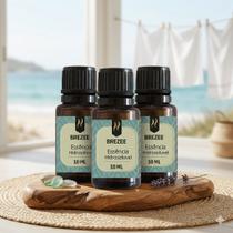 Kit 3x Essências Aromatizantes Nattuaromas hidrossolúvel Aroma:BREEZE Kit 3x Essências Aromatizantes Nattuaromas hidrossolúvel Aroma:BREEZE