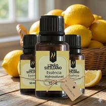 Kit 3x Essências Aromatizantes Nattuaromas hidrossolúvel Aroma:LIMÃO SICILIANO Kit 3x Essências Aromatizantes Nattuaromas hidrossolúvel Aroma:LIMÃO SICILIANO