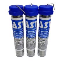 Kit 3x Estanho Solda Cast Fio 1mm 25g Liga 63/37 Original Kit 3x Estanho Solda Cast Fio 1mm 25g Liga 63/37 Original