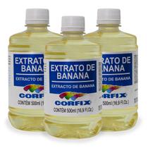 Kit 3x Extrato de Banana 500ml Corfix