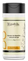 Kit 3X: Extrato De Baunilha Em Pó Natural Grativita 40G