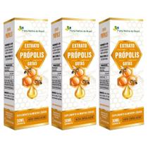 KIT 3X Extrato de Própolis em gotas 30ml - Flora Nativa