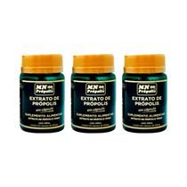 Kit 3X: Extrato de Própolis Verde 500mg MN Food 60 Cápsulas Kit 3X: Extrato de Própolis Verde 500mg MN Food 60 Cápsulas