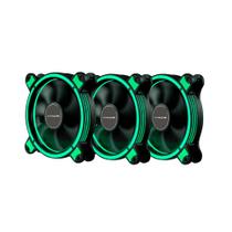 Kit 3x Fan Cooler 120mm 1.500 Rpm Mymax Spectrum - Verde