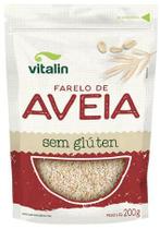 Kit 3X: Farelo de Aveia Sem Glúten Vitalin 200g